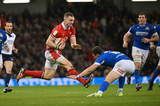George North comes up against Paolo Garbisi 16/3/2024
