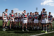 Presentation Brothers Cork celebrate after the game 20/3/2024