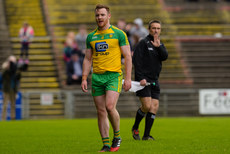 Eamonn Doherty leaves the field after being sent off 2/4/2017