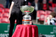 A view of the trophy on display 20/3/2024