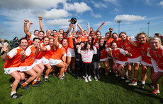 Armagh team celebrate after the game 13/4/2024
