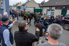 Paul Townend and Willie Mullins meet locals as he parades some of his 9 winning horses from the Cheltenham Festival 19/3/2024
