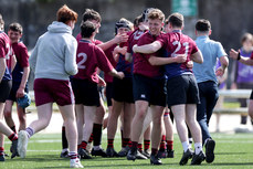 Pres Athenry celebrate after the game 24/4/2024