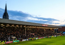 Dalymount Park lights up at half-time in memory of the Stardust tragedy 19/4/2024