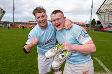 Jack Oliver and Oisin Kearney celebrate their victory 17/3/2024