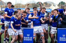 Eoin Farrell lifts the Junior Cup trophy 20/3/2024