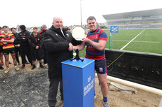 Ian Murphy is presented the Junior plate 24/3/2024