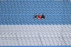 Spectators arrive early for the game  28/4/2024