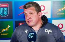 Ospreys Head Coach Toby Booth with the media 27/4/2024