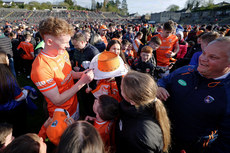 Conor Turbitt signs autographs after the game 27/4/2024