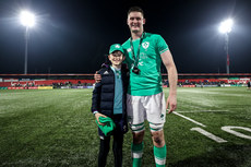 Evan O'Connell with his younger brother Daniel after the game 15/3/2024