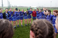 Coláiste Choilm huddle after the game 13/3/2024