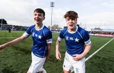 Jack Fogarty and Nicolas Sheehan celebrate after winning 20/3/2024