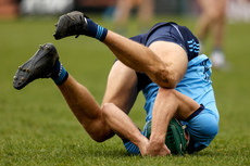 Chris Crummey goes down after a tackle 10/3/2024