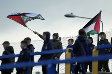 Palestine supporters at Walsh park 10/3/2024