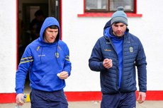 Dairmuid Murtagh and Colm Lavin arrives at the ground 24/3/2024