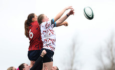Aoibhe O'Flynn in the line-out 13/3/2024