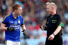 Pa Kilkenny and referee Ciaran Brannigan 2/3/2014