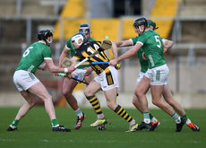 TJ Reid in action against Limerick players 23/3/2024