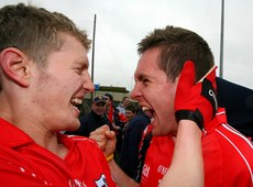 Lorcan McLoughlin and Bart Daly celebrate 4/5/2009 00343746 - INPHO_00343746