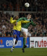 Ronaldinho and Kevin Kilbane 18/2/2004 