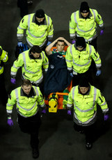 Seamus Coleman is carried off the field 24/3/2017