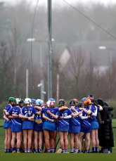 Coláiste Choilm huddle before the game 13/3/2024