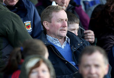Enda Kenny watches the game 6/4/2014