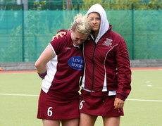 Nikki Simmons consoled by Hayley Mulcahy after loosing 13/5/2012