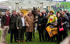 Winning connections in the parade ring after winning with Protektorat 14/3/2024