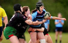A view of action between Colaiste Pobail and Sacred Heart Clonakilty 24/4/2024