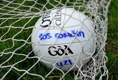 A view of a Roscommon ball before the game 2/4/2016