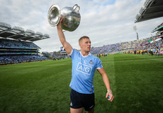 Paul Mannion celebrates with The Sam Maguire 16/9/2017