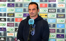 Fabio Roselli with the media ahead of the game 27/4/2024