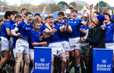 Eoin Farrell lifts the Junior Cup trophy 20/3/2024