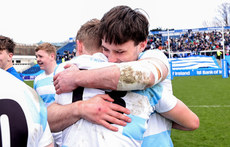 Charlie Woodcock and Derry Moloney celebrate winning 17/3/2024