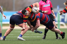 Hubert Gilvarry is tackled by Owen Halion 24/3/2024