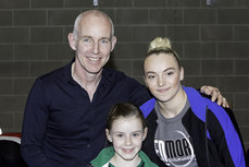 Ray D'Arcy and his daughter Kate with Ellis O'Reilly 14/5/2016