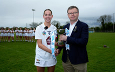 Brian Molloy presents the trophy to Roise Hennessy 28/4/2024
