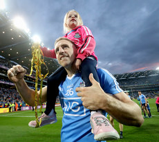 Eoghan O’Gara celebrates with his daughter Ella 1/10/2016