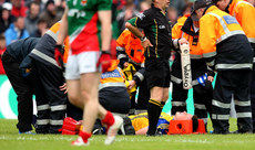 Donie Shine leaves the field injured 8/6/2014