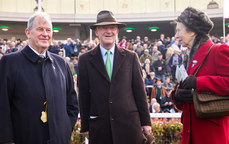 JP McManus with Willie Mullins and Princess Anne, Princess Royal 15/3/2024
