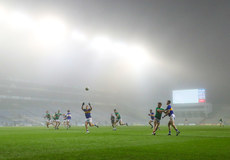 A view of tonights foggy match conditions 6/12/2020