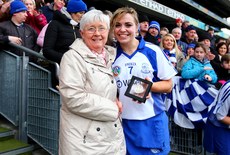 Anna Geary is presented with her Player of The Match Award 6/3/2016