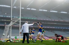 Michael Quinlivan reacts as David Clarke saves his shot on goal 6/12/2020