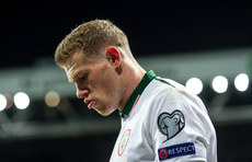James McClean during the second half 11/11/2017 