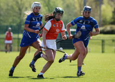 Leanne Donnelly tackled by Jade Bergin and Clodagh Tynan 13/4/2024