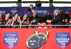 Emer Moroney lifts the trophy 13/3/2024