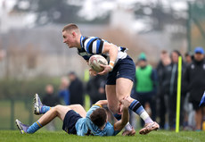 Fearghal Mac Cearra is tackled by Ivor Cuddy 10/3/2024