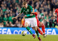 James McClean with Harry Wilson 16/10/2018